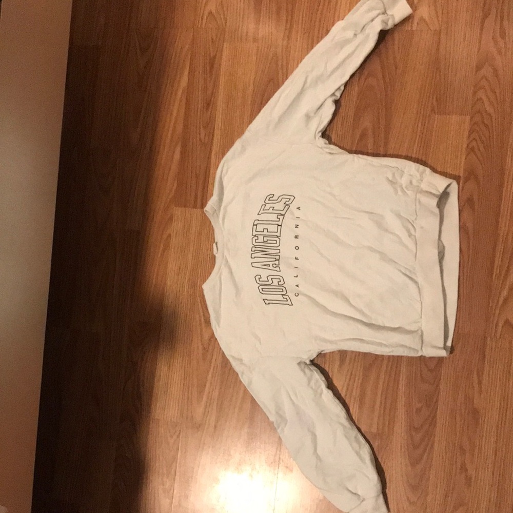 LA white sweatshirt